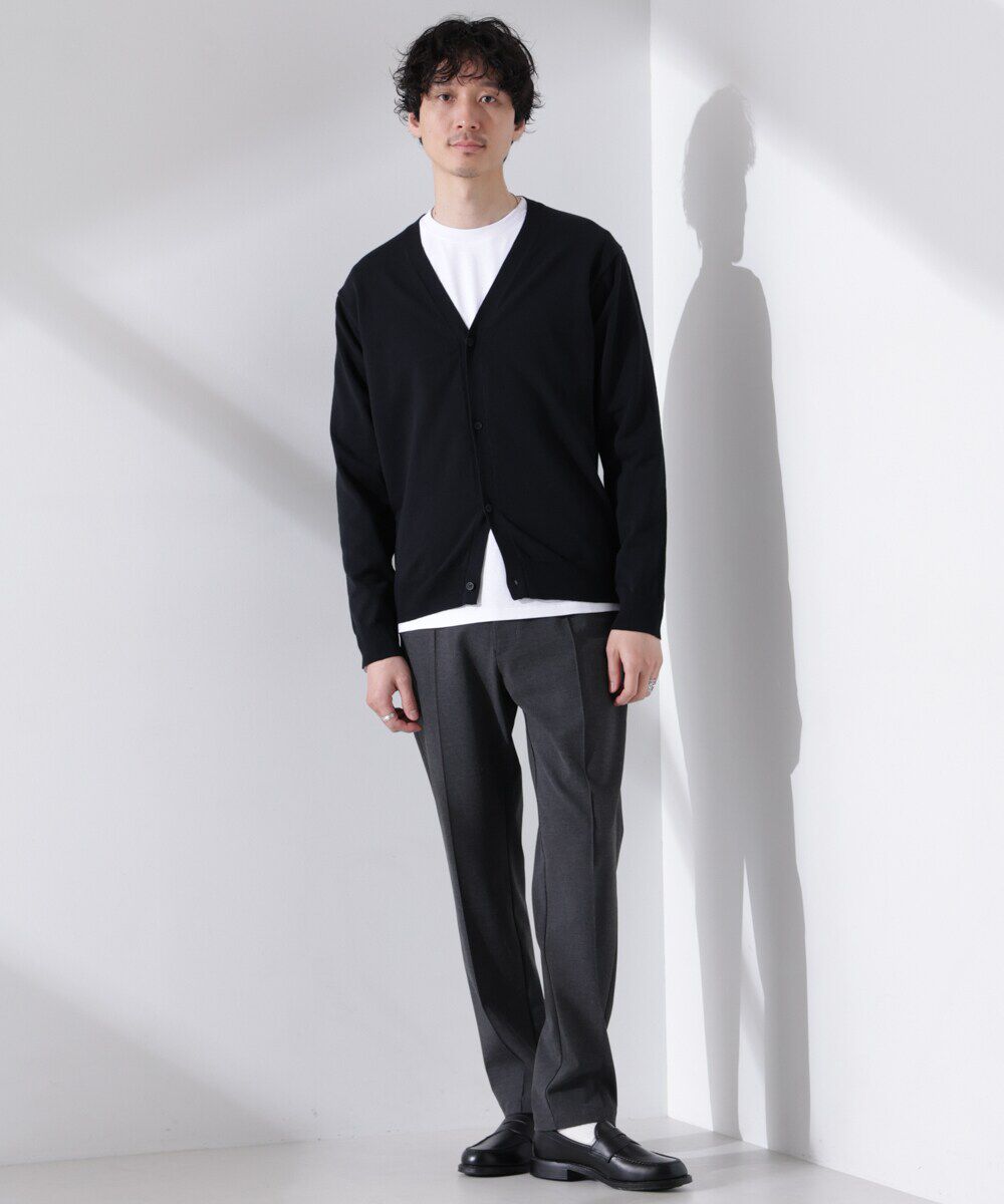 nano･universe「プレーティングスタンダードカーディガン」|ニット・セーター|