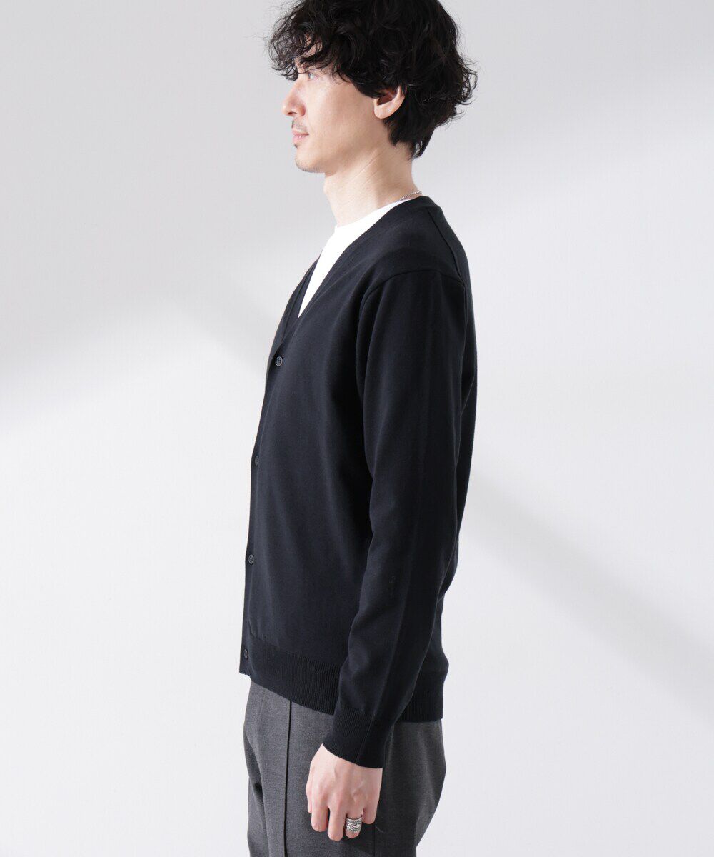 nano･universe「プレーティングスタンダードカーディガン」|ニット・セーター|