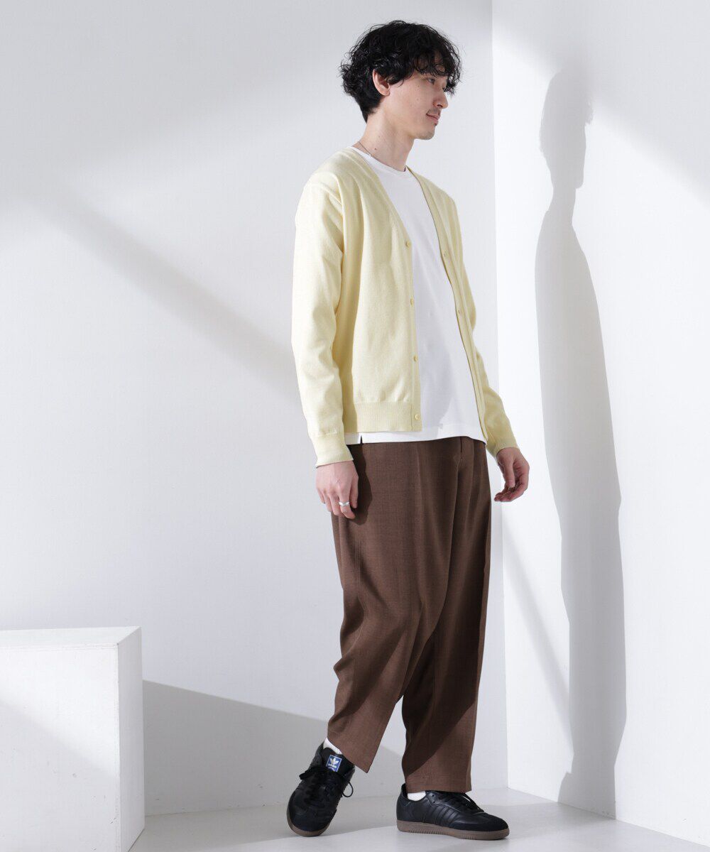 nano･universe「プレーティングスタンダードカーディガン」|ニット・セーター|