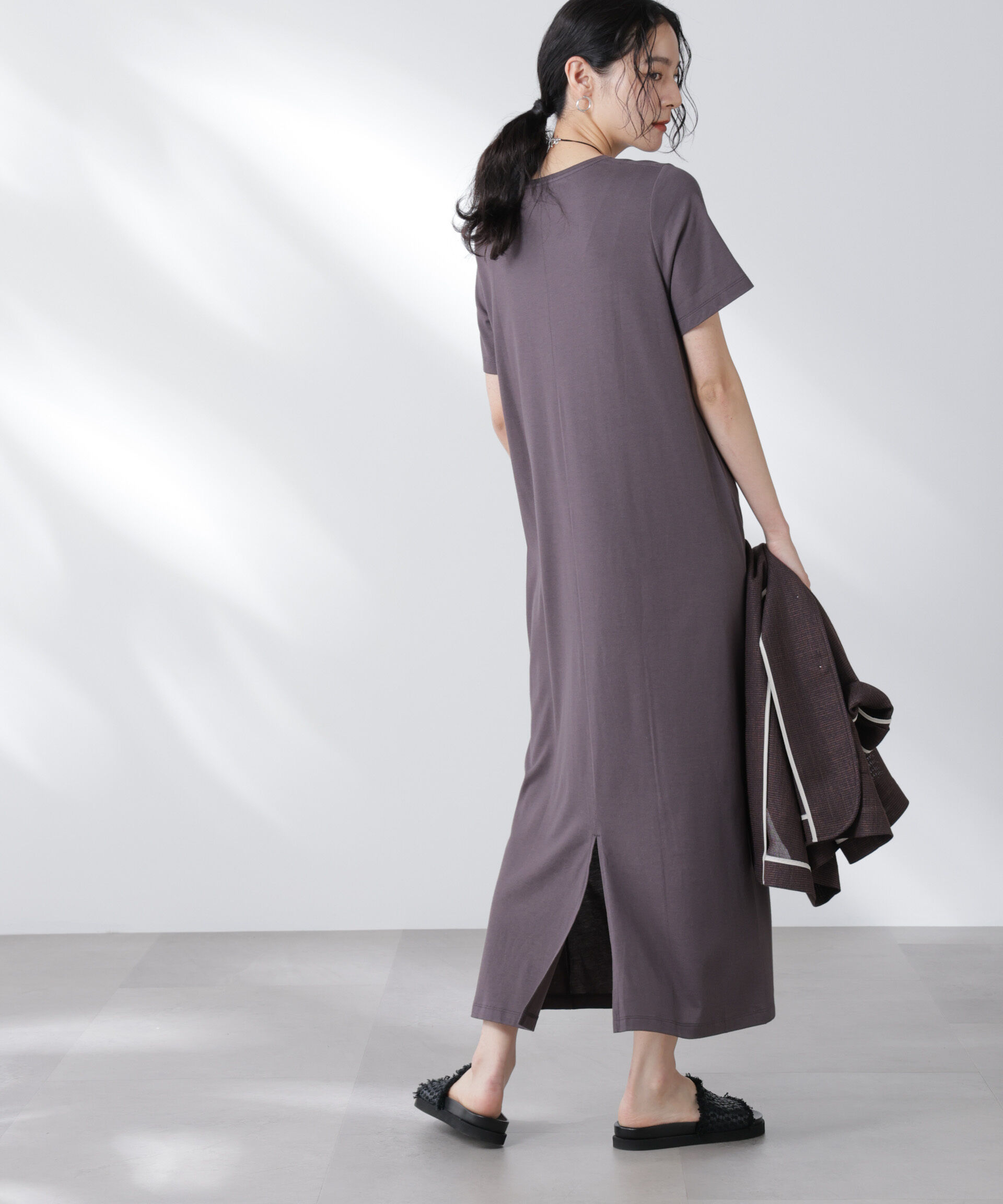 nano･universe「Anti Soaked(R) 汗染み防止フレアワンピース」|ワンピース|