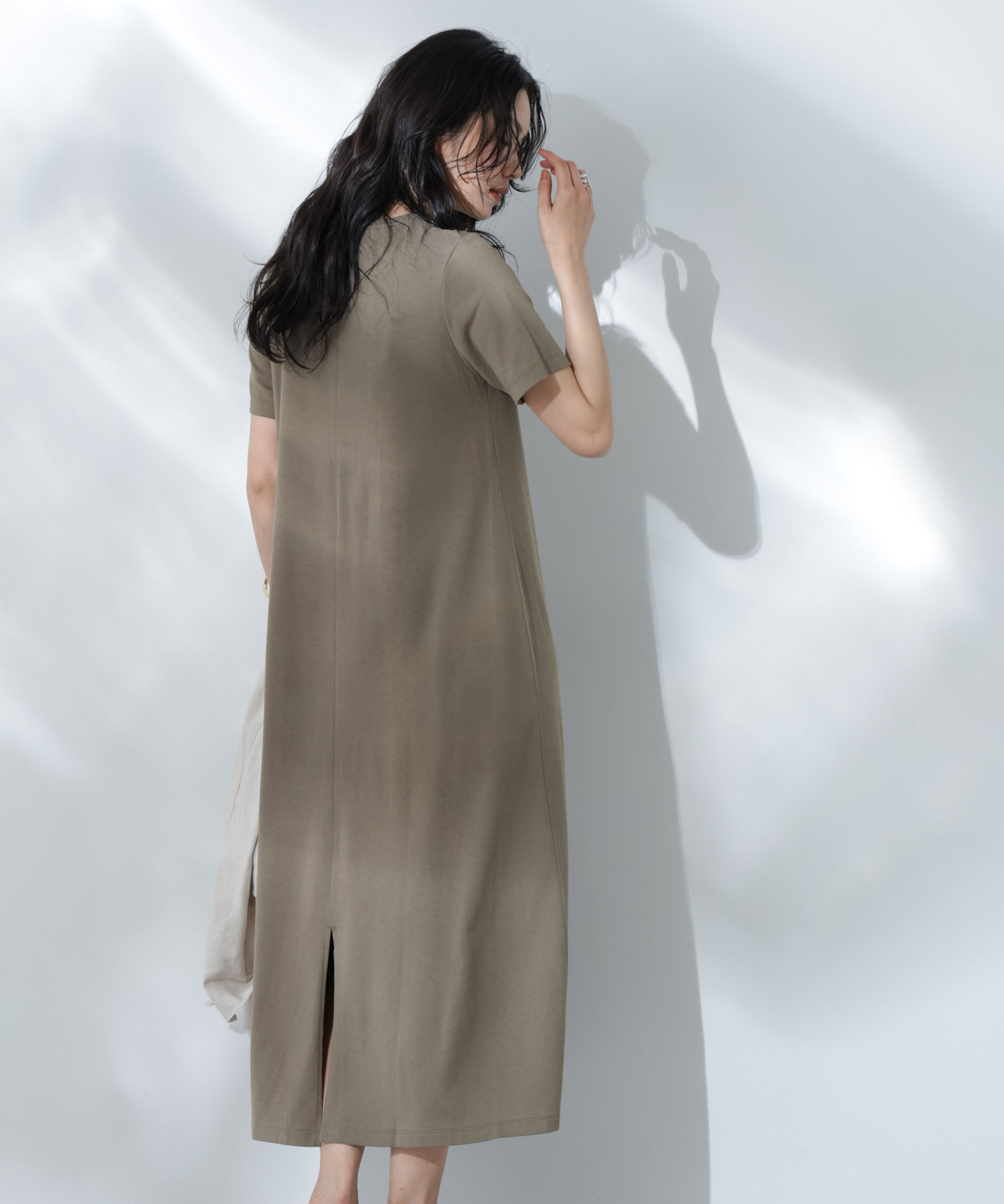 nano･universe「Anti Soaked(R) 汗染み防止フレアワンピース」|ワンピース|