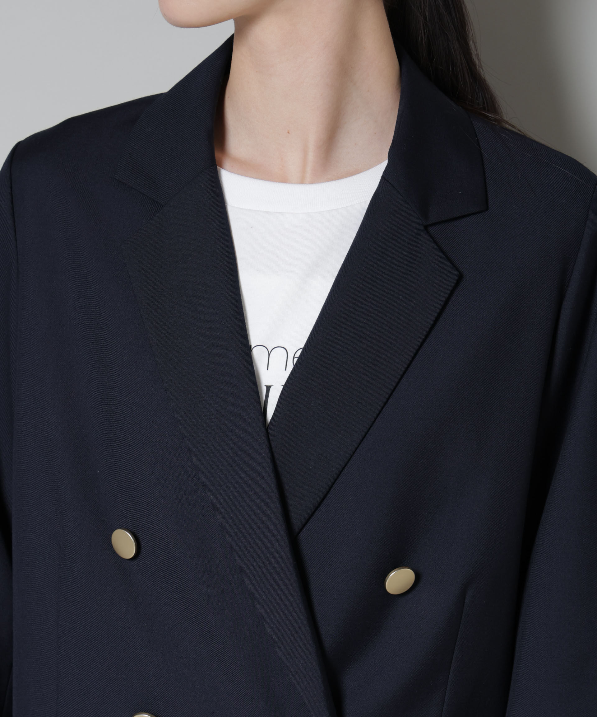 nano･universe「ダブルブレストジャケット」|テーラードジャケット|