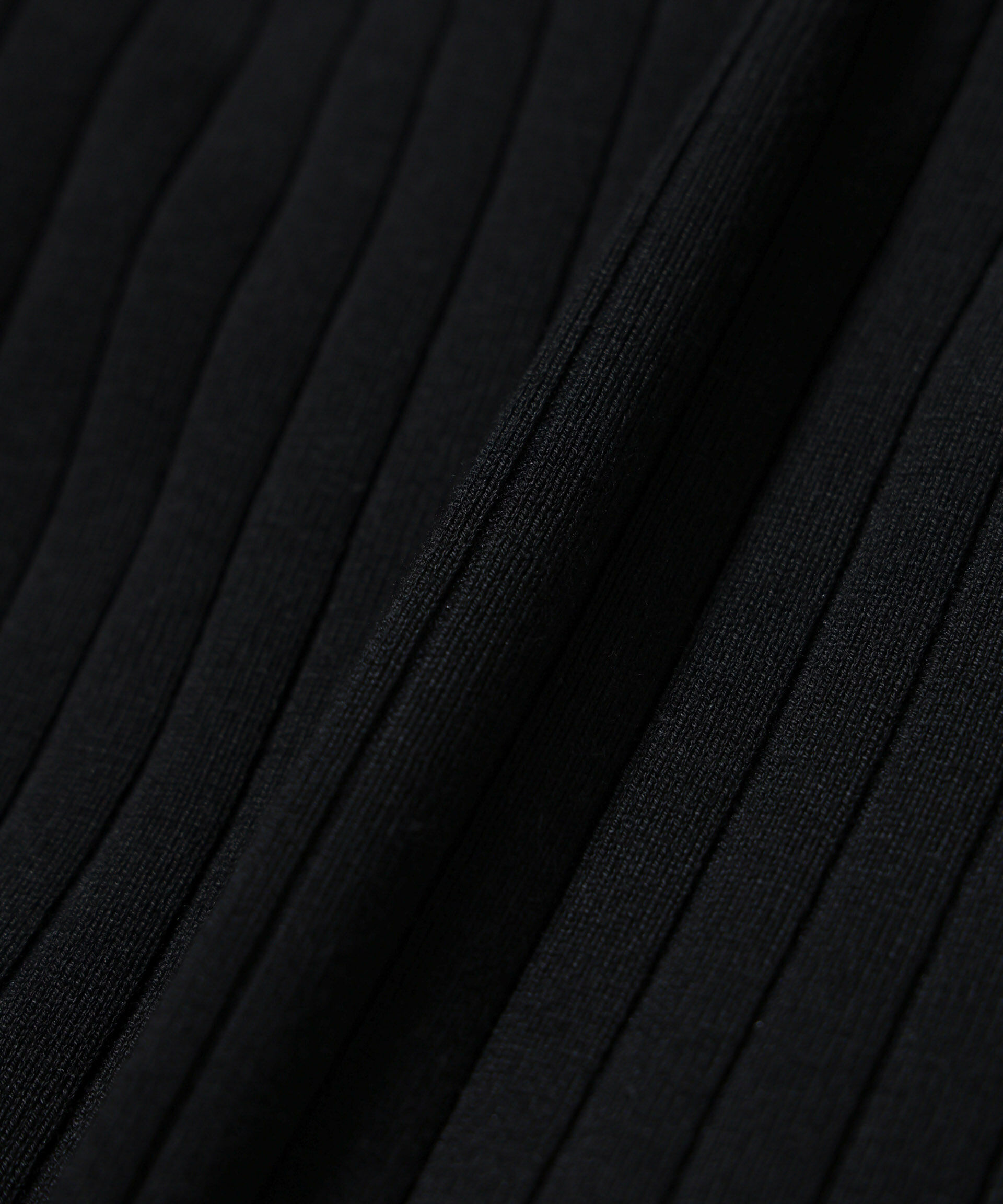 nano･universe「CICA&UVカット リブニットクルーネック」|ニット・セーター|