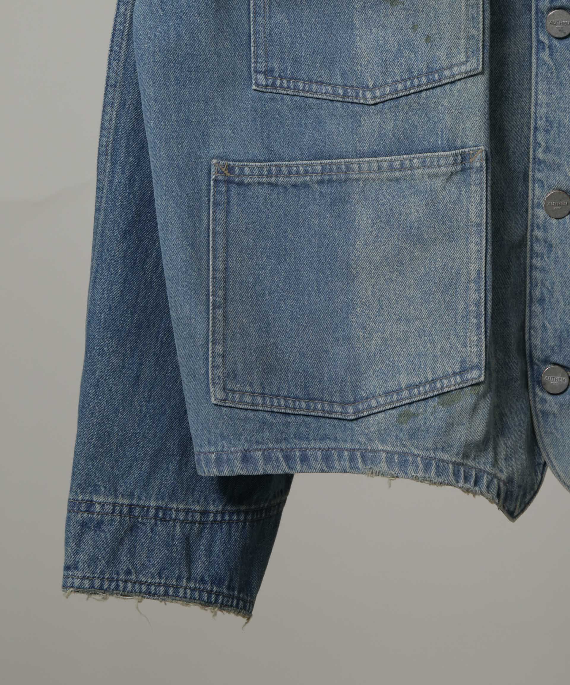 nano･universe「AUTHEN/VINTAGE DENIM ENGINEER JACKET」|ブルゾン・スタジャン|