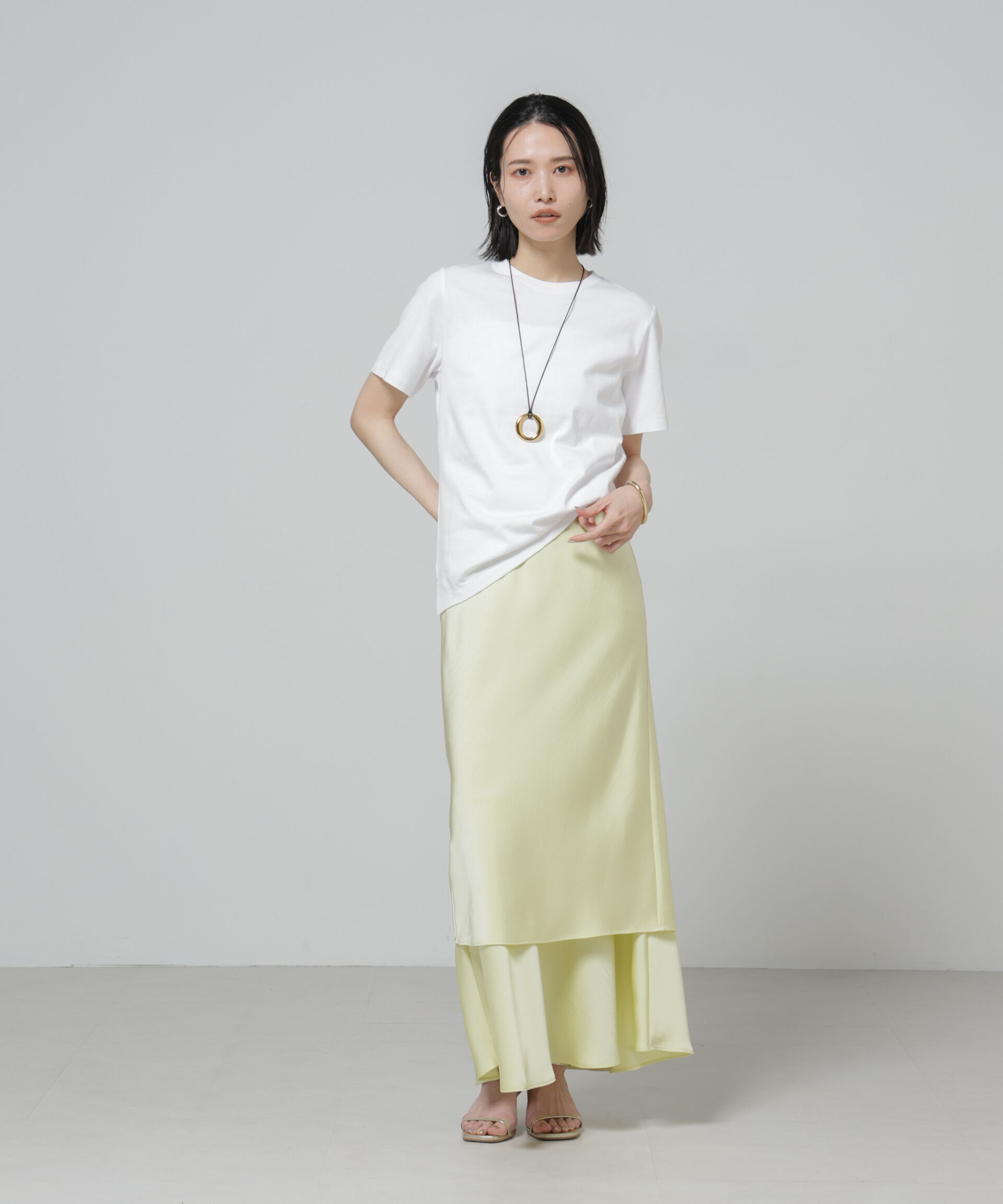 nano･universe「Anti Soaked(R) 汗染み防止クルーネックTシャツ」|Tシャツ・カットソー|