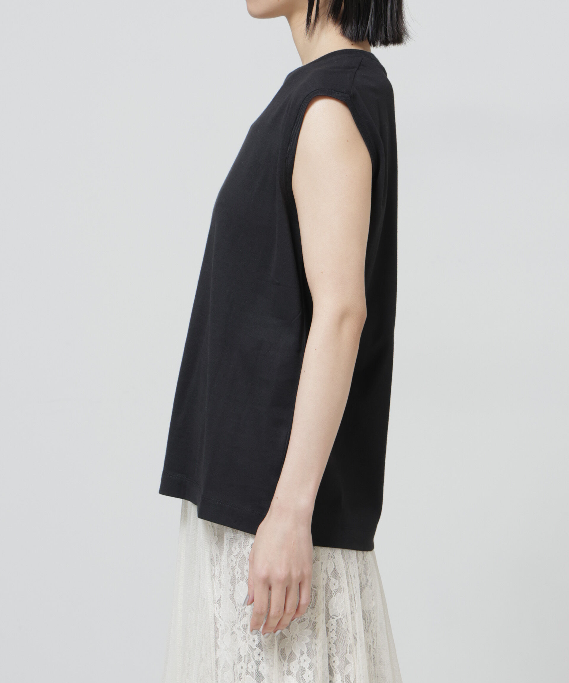 nano･universe「Anti Soaked(R) 汗染み防止ノースリーブTシャツ」|Tシャツ・カットソー|