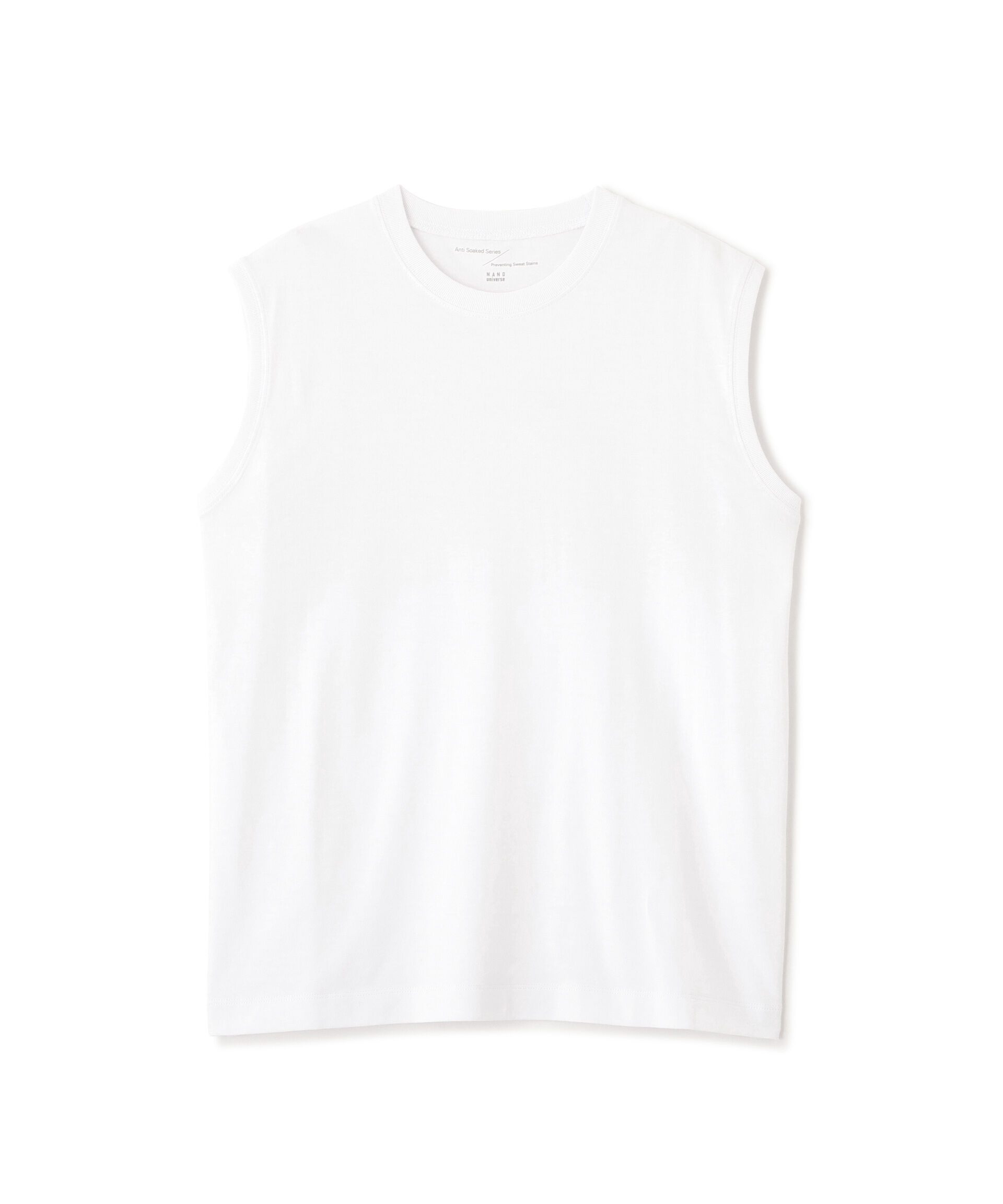 nano･universe「Anti Soaked(R) 汗染み防止ノースリーブTシャツ」|Tシャツ・カットソー|