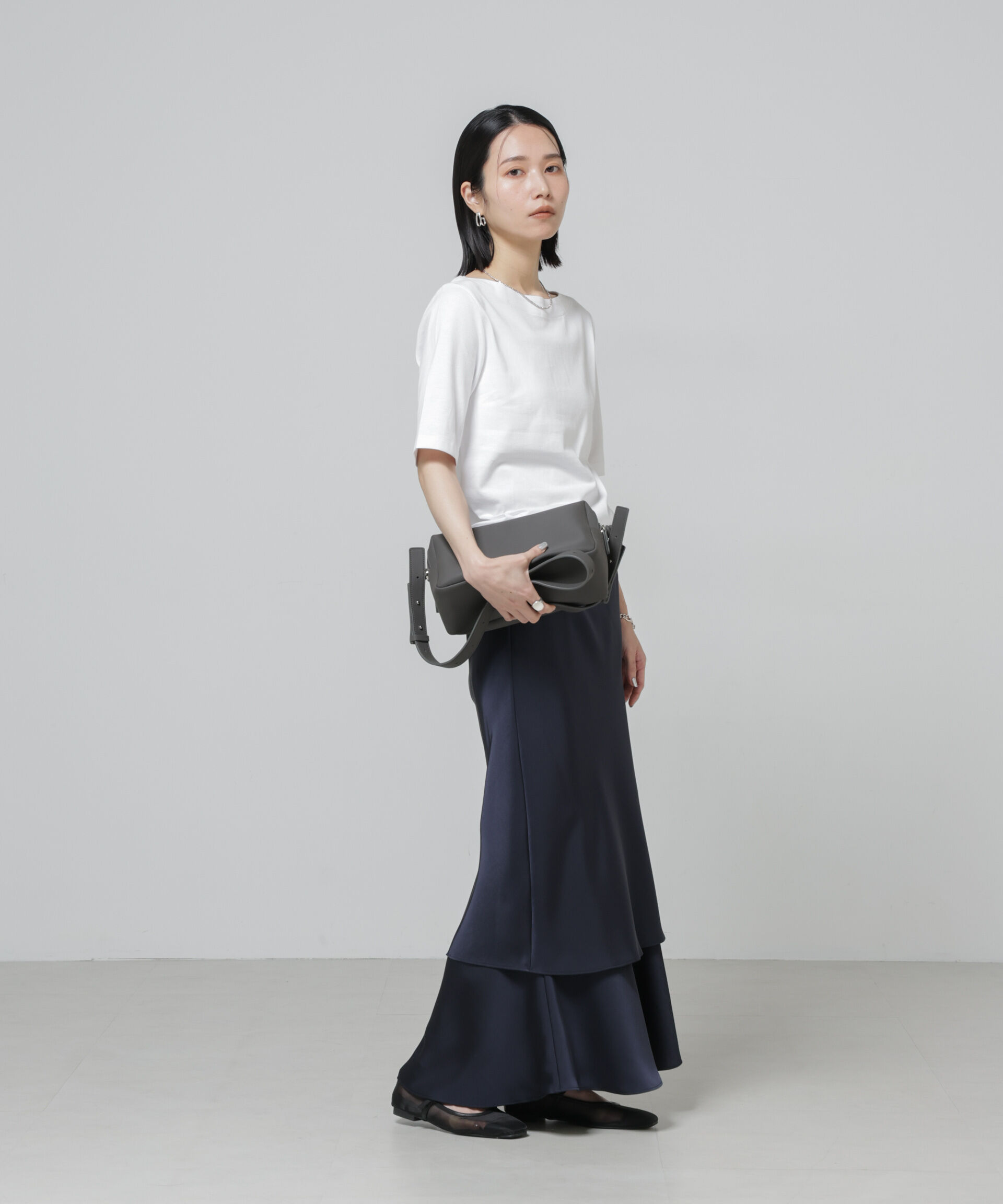 nano･universe「Anti Soaked(R) 汗染み防止ボートネックTシャツ」|Tシャツ・カットソー|