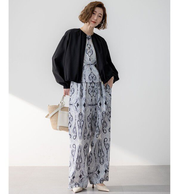 23区「【速乾性/接触冷感】シアータンブラー ブルゾン」|ブルゾン・スタジャン|