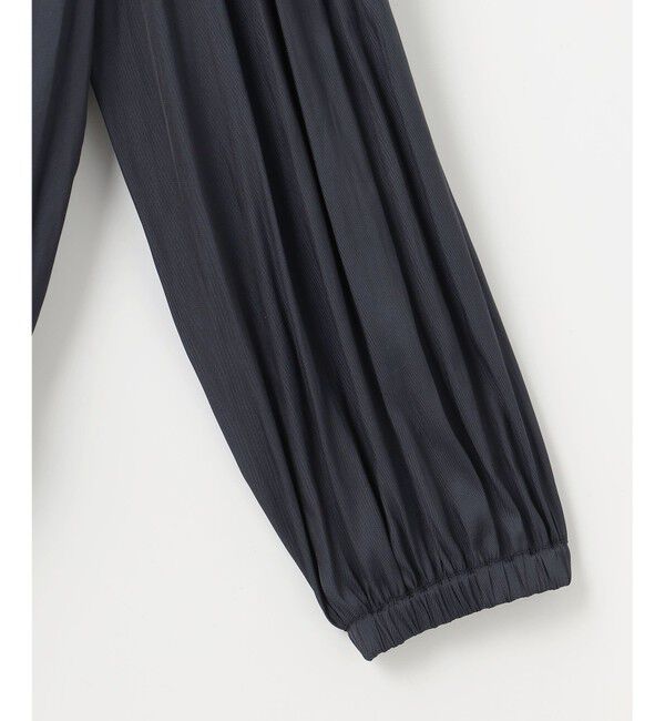 any SiS「【接触冷感・速乾・UVカット】ツヤテロギャザー ブルゾン」|ブルゾン・スタジャン|