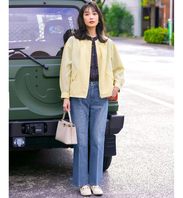 ANY SIS「【花粉リリース】スプリングコンフォート ブルゾン」|ブルゾン・スタジャン|