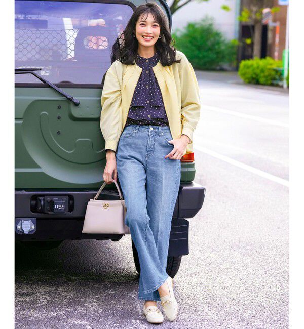 ANY SIS「【花粉リリース】スプリングコンフォート ブルゾン」|ブルゾン・スタジャン|