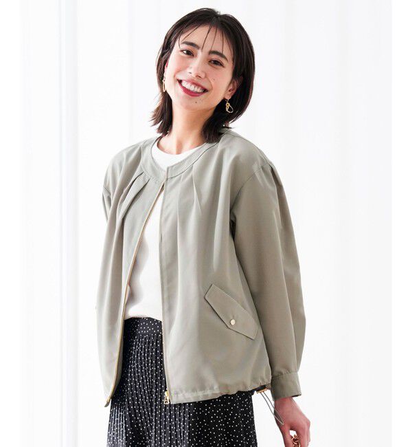 ANY SIS「【花粉リリース】スプリングコンフォート ブルゾン」|ブルゾン・スタジャン|