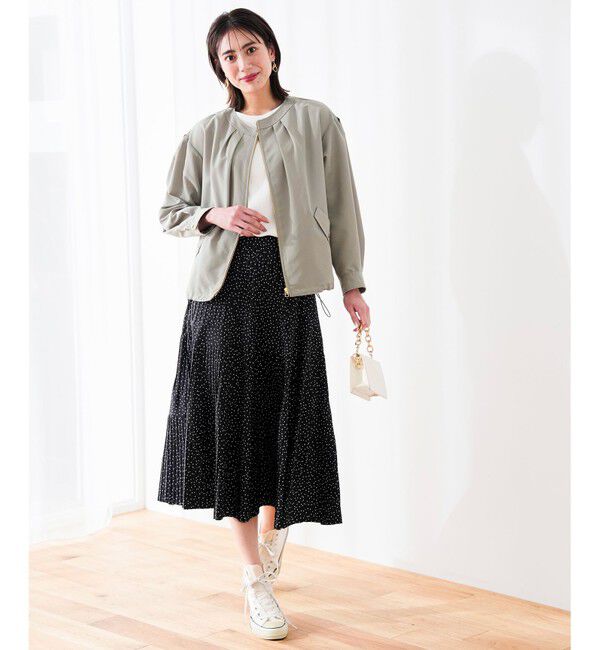 ANY SIS「【花粉リリース】スプリングコンフォート ブルゾン」|ブルゾン・スタジャン|