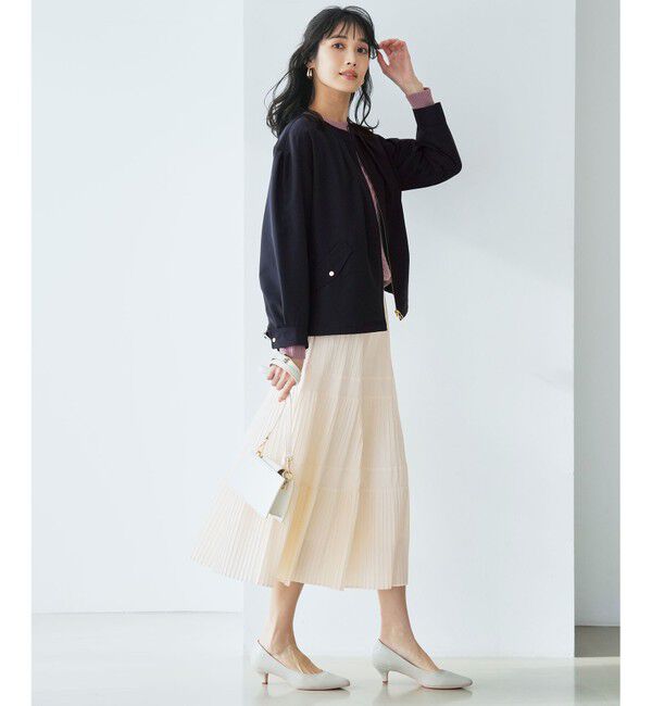 ANY SIS「【花粉リリース】スプリングコンフォート ブルゾン」|ブルゾン・スタジャン|