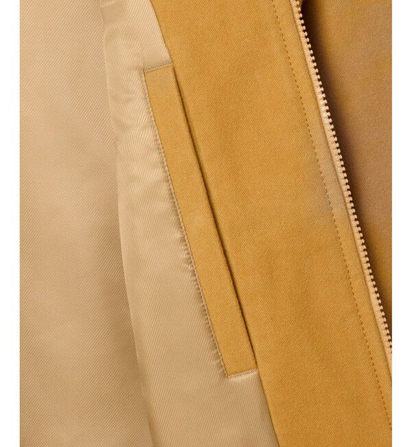 LACOSTE「パデッドモールスキンジャケット / 中綿ブルゾン」|ブルゾン・スタジャン|