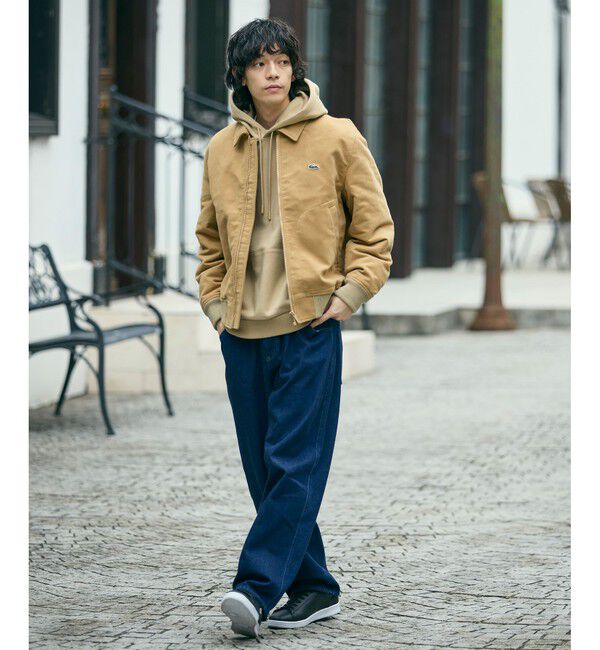 LACOSTE「パデッドモールスキンジャケット / 中綿ブルゾン」|ブルゾン・スタジャン|