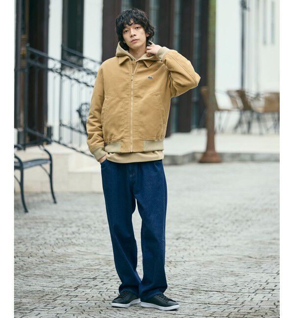 LACOSTE「パデッドモールスキンジャケット / 中綿ブルゾン」|ブルゾン・スタジャン|