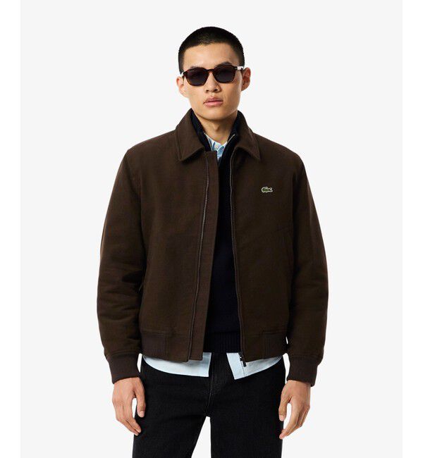 LACOSTE「パデッドモールスキンジャケット / 中綿ブルゾン」|ブルゾン・スタジャン|