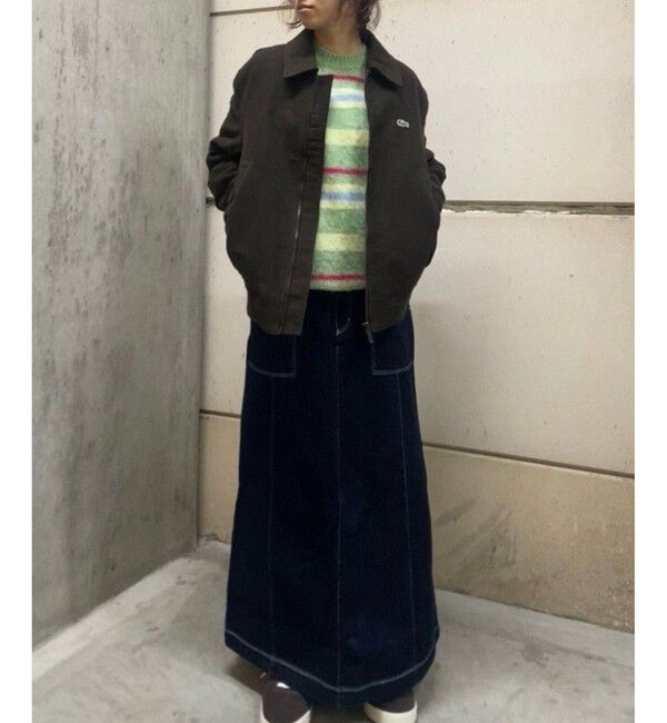 LACOSTE「パデッドモールスキンジャケット / 中綿ブルゾン」|ブルゾン・スタジャン|