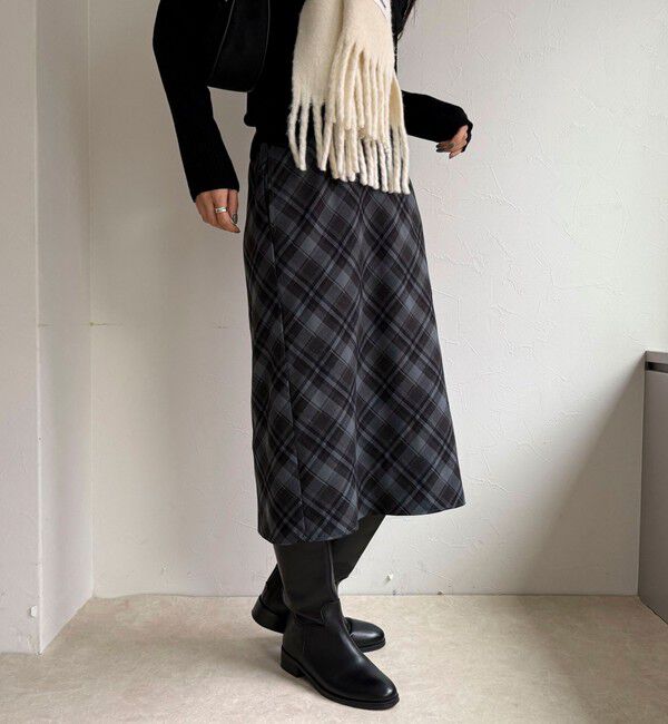fredy emue「チェックミディスカート」|スカート|