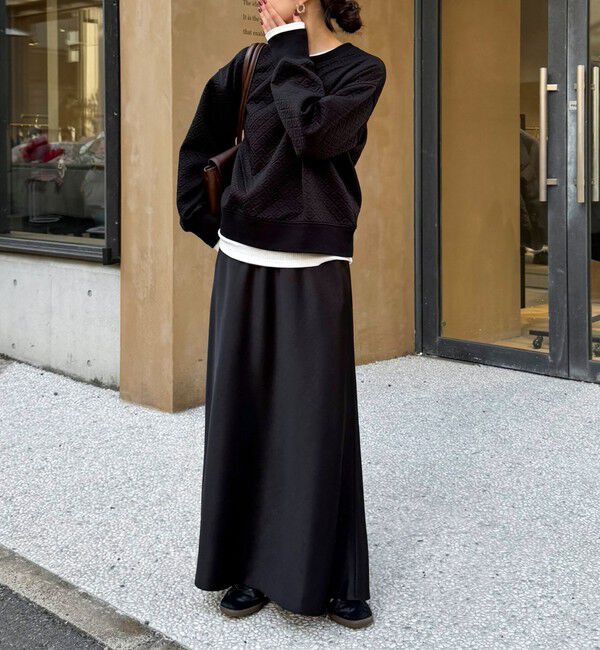 fredy emue「ヘビーサテンバイアススカート」|スカート|