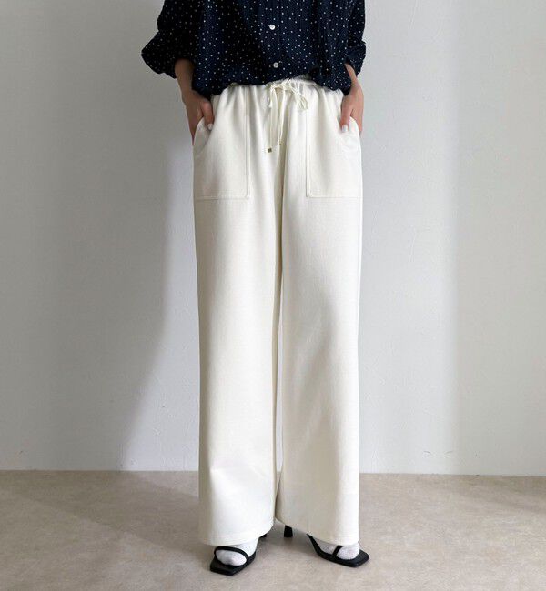 fredy emue「ポンチイージーベイカーパンツ」|チノ|オフホワイト