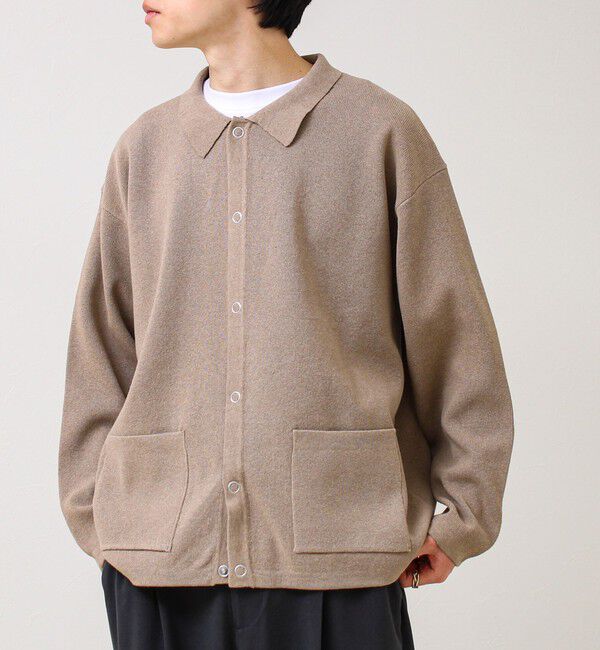 GLOSTER「【品よく羽織れる】COACH KNITカーデ」|カーディガン|