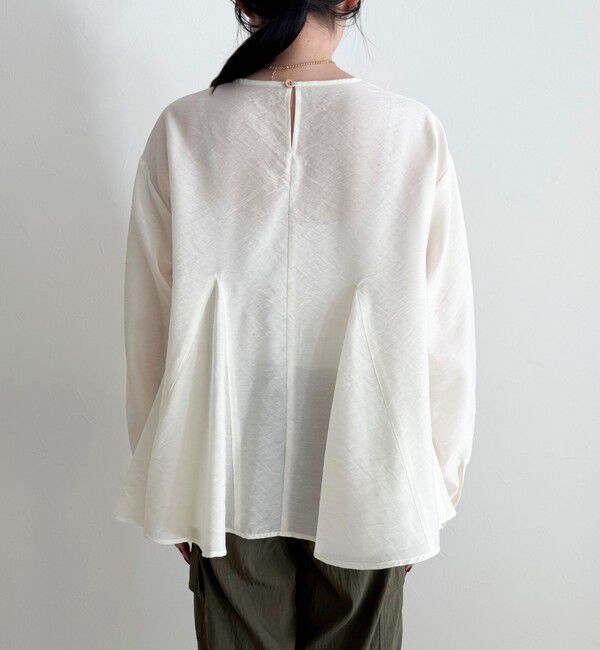 fredy emue「ペプラムシアーボリュームブラウス」|シャツ・ブラウス|