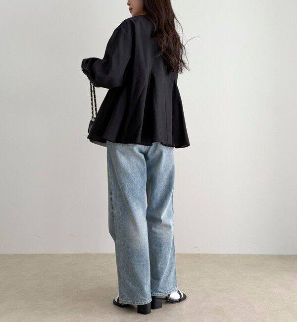 fredy emue「ペプラムシアーボリュームブラウス」|シャツ・ブラウス|