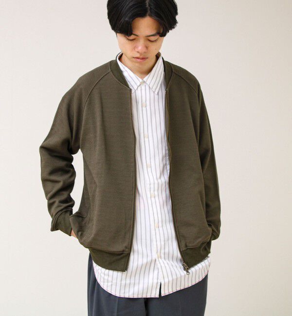 GLOSTER「【きれいめに使える】フクレジャガード MA1カーデ」|カーディガン|