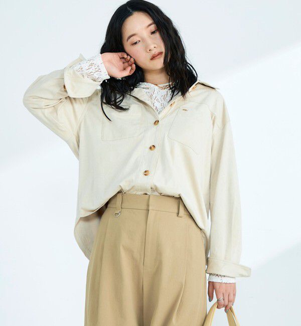 fredy emue「フェイクスエードシャツ」|シャツ・ブラウス|