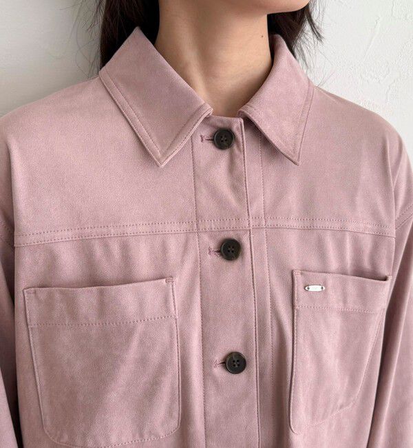 fredy emue「フェイクスエードシャツ」|シャツ・ブラウス|