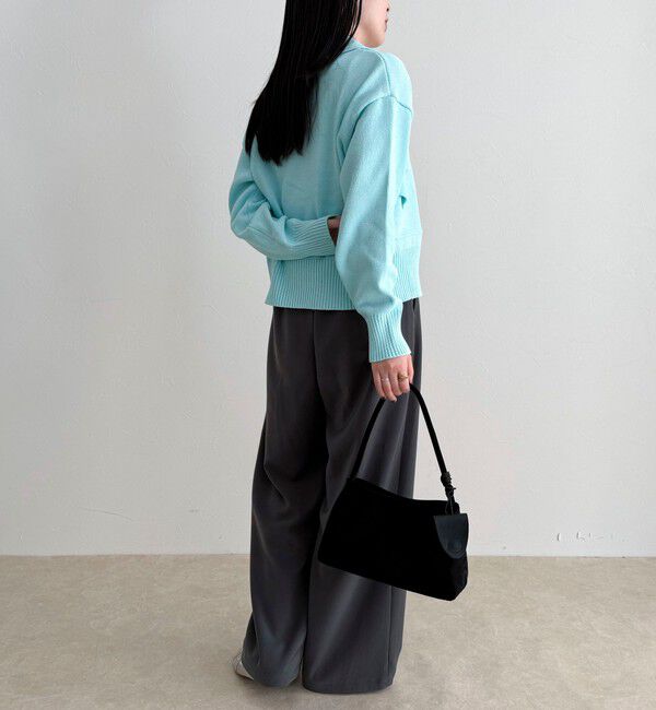 fredy emue「コットン衿付きVネックカーディガン」|カーディガン|