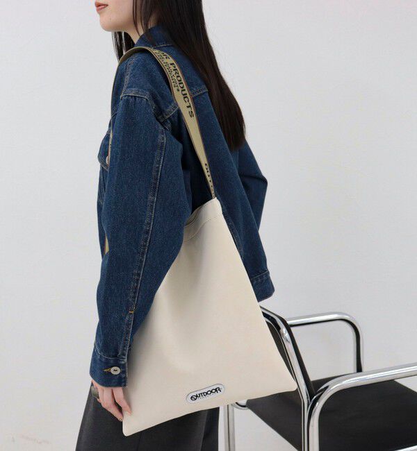 fredy emue「【OUTDOOR PRODUCTS 】ジャガードロゴテープワンショルトートバッグ」|トートバッグ|
