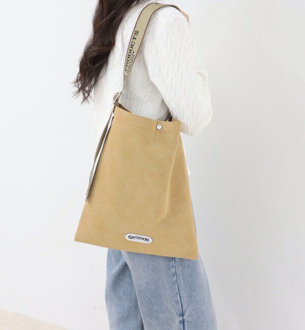 fredy emue「【OUTDOOR PRODUCTS 】ジャガードロゴテープワンショルトートバッグ」|トートバッグ|