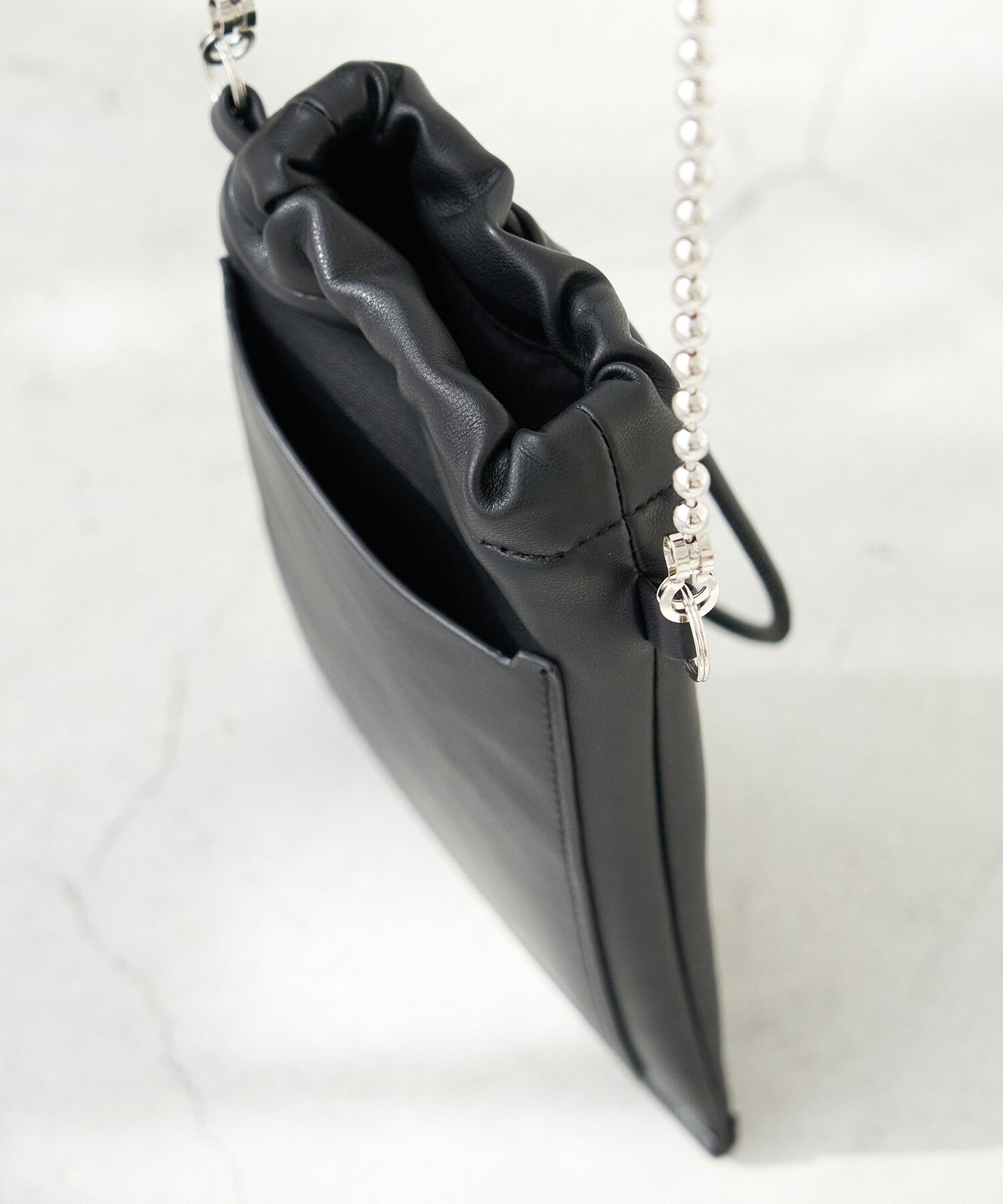 ROPE PICNIC PASSAGE「パールチェーンハンドルソフトミニショルダーバッグ」|ショルダー・メッセンジャー|