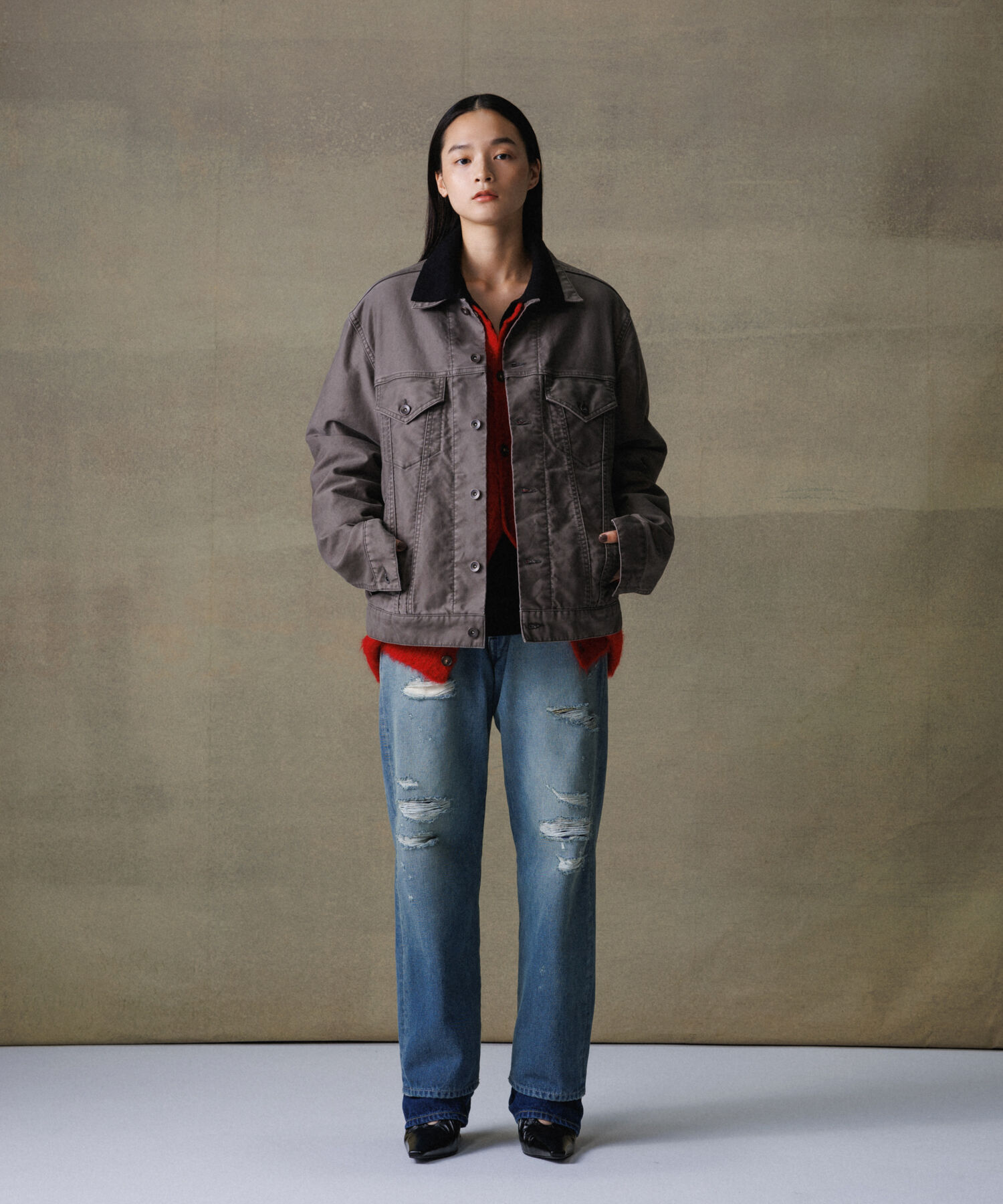 ADAM ET ROPE'「モールスキン トラッカージャケット / セットアップ対応 / ユニセックス」|その他|