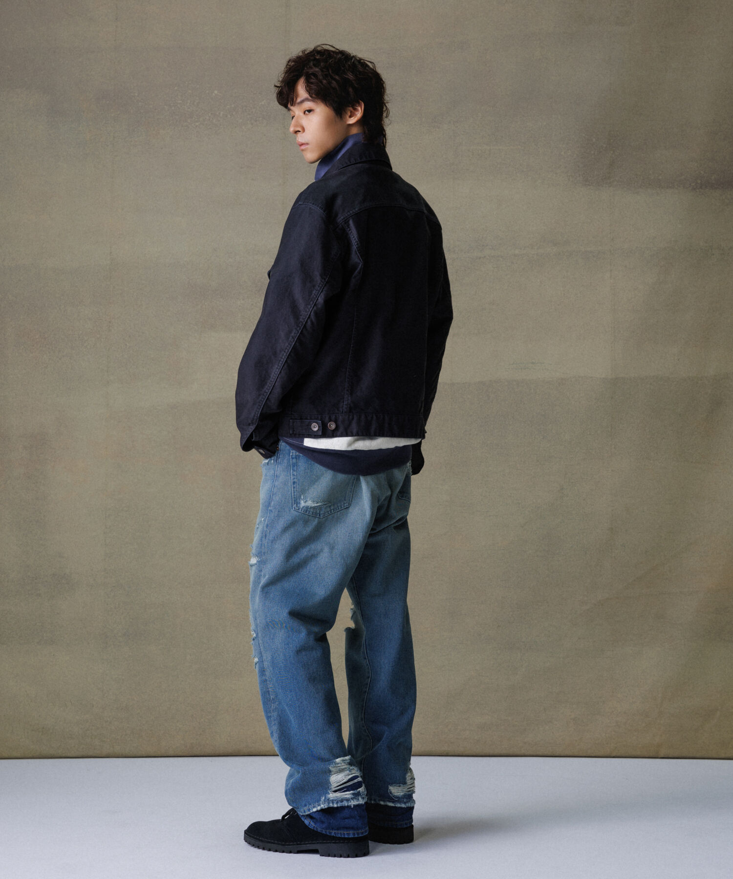 ADAM ET ROPE'「モールスキン トラッカージャケット / セットアップ対応 / ユニセックス」|その他|