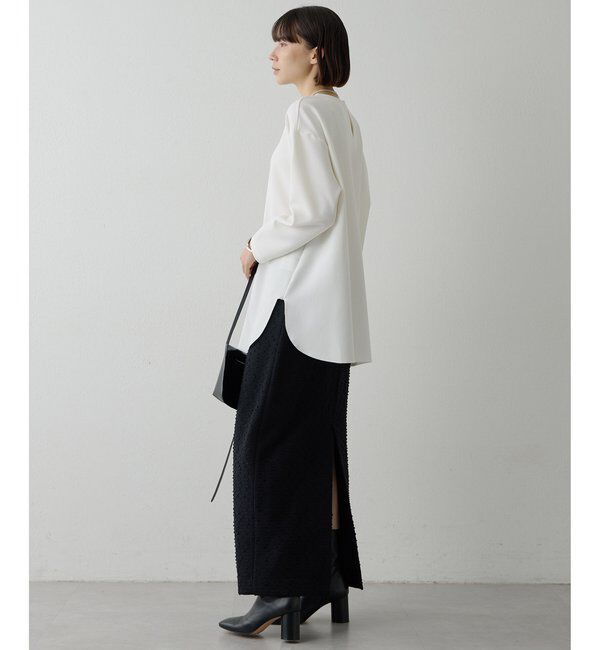  「ネップツイードスカート」|スカート|