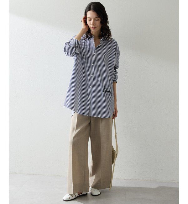  「Thomas Masonアニマル刺繍シャツ」|シャツ・ブラウス|