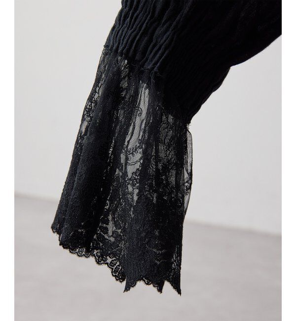  「コットンレースブラウス」|シャツ・ブラウス|