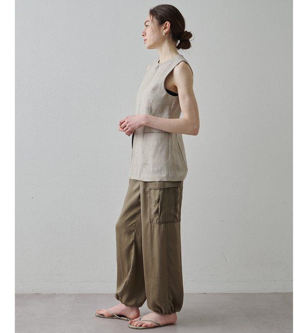 Drawing Numbers「【Drawing Numbers】ピグメントキュプラカーゴパンツ」|チノ|