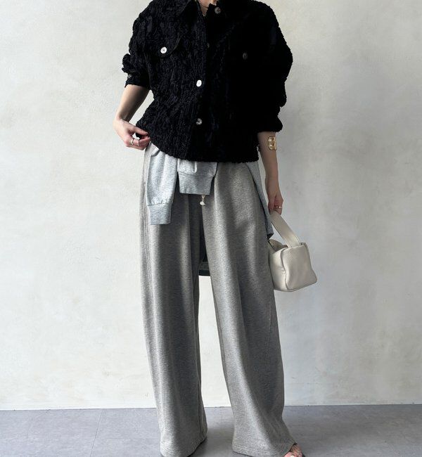  「【WEB限定】カットジャガードジャケット」|ブルゾン・スタジャン|