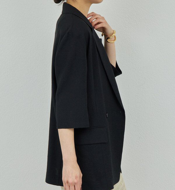  「【2サイズ展開】【大人気アイテムが今年も登場】ハーフスリーブジャケット」|テーラードジャケット|