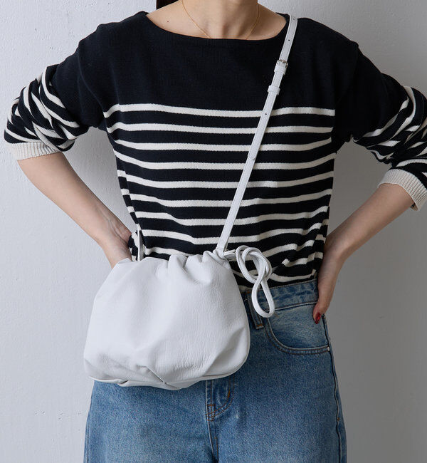  「レザー巾着4WAYショルダーバッグ」|ショルダー・メッセンジャー|