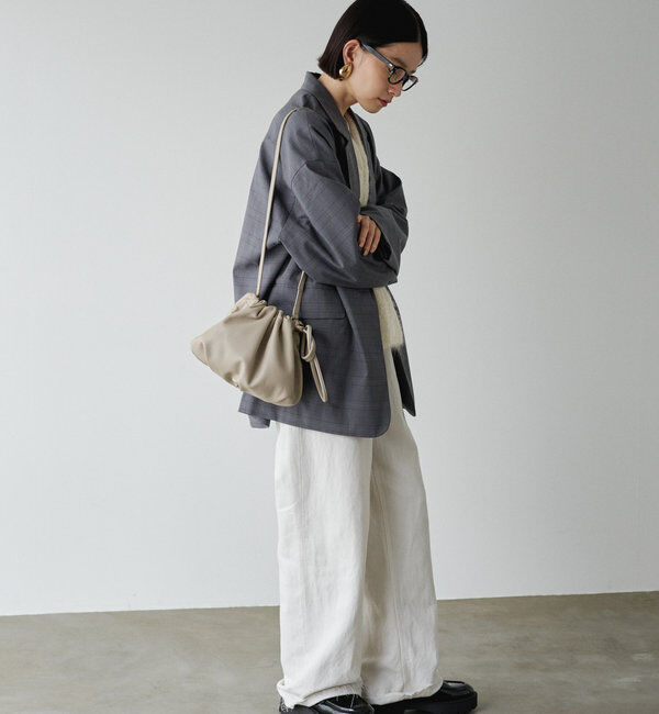  「レザー巾着4WAYショルダーバッグ」|ショルダー・メッセンジャー|