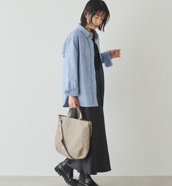  「スリム2WAYトートバッグ <エンボスモノグラム>」|トートバッグ|