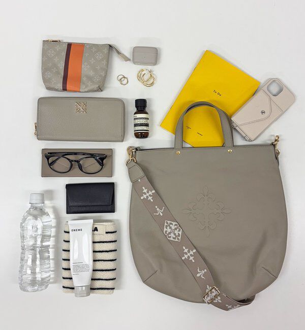  「スリム2WAYトートバッグ <エンボスモノグラム>」|トートバッグ|