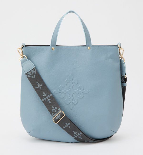  「スリム2WAYトートバッグ <エンボスモノグラム>」|トートバッグ|